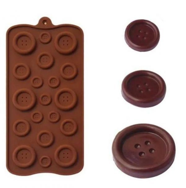 قالب شکلات دکمه جور خارجی